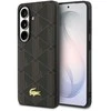 Lacoste PVC Blend Monogram Gold Logo Magnetic dėklas skirtas Samsung Galaxy S26+ rudos spalvos
