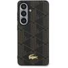 Lacoste PVC Blend Monogram Gold Logo Magnetic dėklas skirtas Samsung Galaxy S26+ rudos spalvos