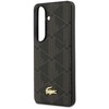 Lacoste PVC Blend Monogram Gold Logo Magnetic dėklas skirtas Samsung Galaxy S26 rudos spalvos