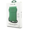 Dėklas Lacoste PVC Iconic Petit Pique Metal Logo Phone Pouch XL Žalias