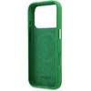 Lacoste Iconic Petit Pique Metal Logo MagSafe dėklas skirtas Apple iPhone 17 Pro žalios spalvos