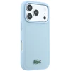 Lacoste PVC Iconic Petit Pique metaliniu logotipu papuoštas MagSafe dėklas, skirtas iPhone 18 Pro Max, mėlynas