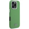 Lacoste PVC Iconic Petit Pique Metal Logo MagSafe dėklas skirtas Apple iPhone 16 Pro Estragon Žalias