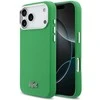 Lacoste Iconic Petit Pique Metal Logo MagSafe dėklas skirtas Apple iPhone 17 Pro Max žalios spalvos