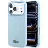 Lacoste PVC Iconic Petit Pique metaliniu logotipu papuoštas MagSafe dėklas, skirtas iPhone 18 Pro Max, mėlynas