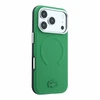 Lacoste PVC Petit Pique Semi Wrap Embossed MagSafe Dėklas skirtas iPhone 18 Pro Max Estragon