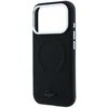 Lacoste PVC Petit Pique pusiau uždengiamas reljefinis MagSafe dėklas, skirtas iPhone 18 Pro, juodas