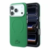 Lacoste PVC Petit Pique Semi Wrap Embossed MagSafe Dėklas skirtas iPhone 18 Pro Max Estragon