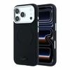 Lacoste PVC Petit Pique Semi Wrap Embossed MagSafe Dėklas skirtas iPhone 18 Pro Max juodos spalvos