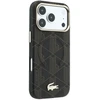 Lacoste PVC pusiau apgaubiantis reljefinis MagSafe dėklas, skirtas iPhone 18 Pro, rudas