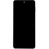 Dėklas LCD display + Touch Unit + Front Cover Samsung F766 Galaxy Z Flip 7 5G Juodas (Service Pack)