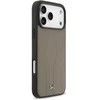 Dėklas Mercedes Leather The Move MagSafe skirtas Apple iPhone 17 Pro Max taupe