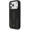 Dėklas Mercedes Leather The Move MagSafe skirtas Apple iPhone 17 Pro juodos spalvos