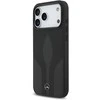 Dėklas Mercedes Leather The Move MagSafe skirtas Apple iPhone 17 Pro Max juodos spalvos