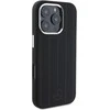 IPHONE 16 PRO Mercedes Silikoninis Vertical Tonal Stripes MagSafe (MEHMP16L23SUVSK) dėklas telefonui juodos spalvos