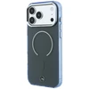 Mercedes PC/TPU dvigubo sluoksnio MagSafe dėklas, skirtas iPhone 18 Pro, antracito/mėlynos spalvos