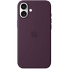 Apple iPhone 16 Plus Silikoninis dėklas with MagSafe - Plum