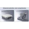 Nillkin CamShield Flip dėklas skirtas Samsung Galaxy Z Flip 6/7 FE baltos spalvos