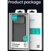 Nillkin CamShield PRO dėklas skirtas iPhone 17 Pro Max skaidrus juodos spalvos