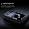 Nillkin CamShield PRO dėklas skirtas iPhone 17 Pro Max skaidrus juodos spalvos