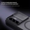 Nillkin CamShield PRO Magnetic Hard dėklas skirtas Samsung Galaxy A57 skaidrus juodos spalvos