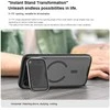 Nillkin CamShield Prop Magnetic dėklas skirtas Apple iPhone 17 Pro Max skaidrus juodos spalvos