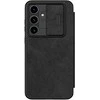 Nillkin Qin Book PRO Case for Samsung Galaxy S24 FE dėklas telefonui juodos spalvos