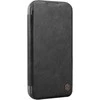 Nillkin Qin Book Prop Apple iPhone 16 Classic dėklas jūsų telefonui juodos spalvos