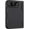 Dėklas Nillkin Super Frosted FOLD Magnetic Back Cover for Apple iPhone Duo Juodas