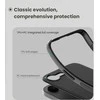 Nillkin Super Frosted PRO Magnetic Back dėklas skirtas Apple iPhone 16e juodos spalvos