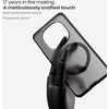 Nillkin Super Frosted PRO Magnetic Back dėklas skirtas Xiaomi Redmi Note 15 Pro+ 5G Transparent Juodas