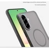 Nillkin Super Frosted PRO Magnetic Back dėklas skirtas Samsung Galaxy A57 skaidrus juodos spalvos