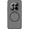 Nillkin Super Frosted PRO Magnetic Back dėklas skirtas Xiaomi Redmi Note 15 Pro+ 5G Transparent Juodas