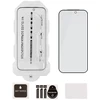 OBAL:ME Privacy 5D stiklinis ekrano apsauginis su aplikatoriumi Apple iPhone 17/17 Pro, juodas
