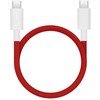 OnePlus SUPERVOOC USB-C/USB-C magnetinis kabelis 10A 1.2m raudonos spalvos