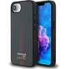 Red Bull Raudona Bull Raudona Bull Carbon Powerbar MagSafe dėklas skirtas Apple iPhone 16e juodos spalvos