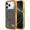 Red Bull Raudona Bull Raudona Bull PC Double Layer Vertical MV1 MagSafe dėklas skirtas iPhone 17 Pro pilkos spalvos