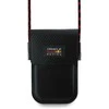 Red Bull Raudona Bull Raudona Bull PU Carbon krepšys telefonui juodos spalvos