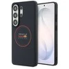 Red Bull Raudona Bull Raudona Bull PU Leather Meshed Raudona Ring Magnetic dėklas skirtas Samsung Galaxy S26 Ultra Navy