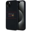 Red Bull Raudona Bull Raudonas BULL dėklas skirtas Apple iPhone 15 compatible skirtas MagSafe RBHMP15S24SIHSRV (Silicone Horizontal Centered Logo) mėlynos spalvos