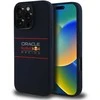 Red Bull Raudona Bull Raudonas BULL dėklas skirtas Apple iPhone 16 Pro Max compatible skirtas MagSafe RBHMP16X24SIHSRV (Silicone Horizontal Centered Logo) mėlynos spalvos