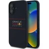 Red Bull Raudona Bull Raudonas BULL dėklas skirtas Apple iPhone 16 compatible skirtas MagSafe RBHMP16S24SIHSRV (Silicone Horizontal Centered Logo) mėlynos spalvos
