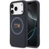 Red Bull Raudona Bull Raudona Bull Silicone mėlynos spalvos Ring MagSafe dėklas skirtas Apple iPhone 17 Pro Navy
