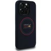 Red Bull Raudona Bull Raudona Bull silikoninis Raudona Ring MagSafe Apple iPhone 15 Pro dėklas telefonui mėlynos spalvos