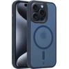 Dėklas Tactical MagForce Hypersand Cover for Apple iPhone 15 Pro Deep Mėlyna
