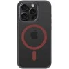 Tactical MagForce Hyperstealth 2.0 dėklas telefonui Apple iPhone 15 Pro juodos ir raudonos spalvos