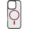 Tactical MagForce Hyperstealth 2.0 dėklas telefonui Apple iPhone 16 Pro juodos ir raudonos spalvos