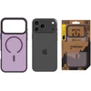 Tactical Taktinis „MagForce Hyperstealth“ dėklas, skirtas „Apple iPhone 17 Pro Max/18 Pro Max“, bordo, dūminis