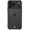 Tactical Quantum Stealth dėklas skirtas Apple iPhone 17 Pro Max skaidrus/juodos spalvos