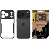 Dėklas Tactical Quantum Stealth dangtelis, skirtas Apple iPhone 18 Pro, permatomas/juodas